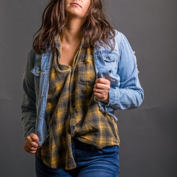 Ripped Jean Jacket by Miss Rose - Picture 2 of 6